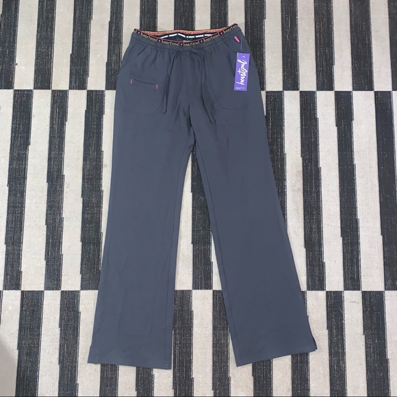 NWT HEARTSOUL Low Rise Drawstring Flare Leg Pants Contemporary Pewter 20110 PEWH - Picture 8 of 16